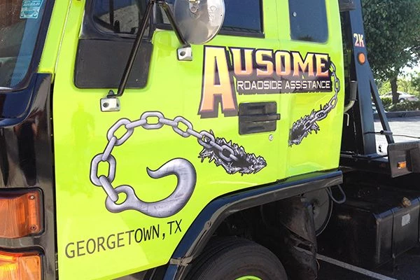  - Image360-Round-Rock-TX-Vehicle-Lettering-Tow-Truck-Transportation-Ausome-Roadside-Assistance